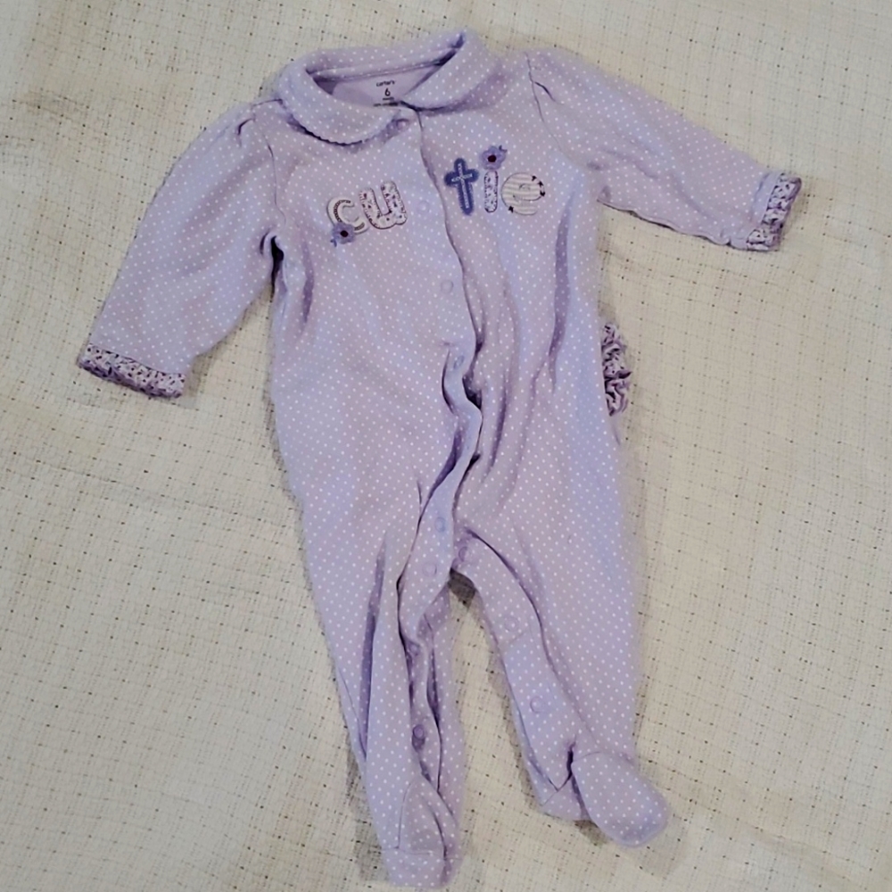 Carter's Purple Cutie Pajamas (6 Month)
